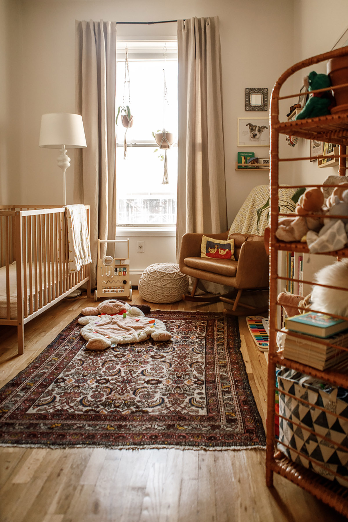 interior shot of nursery